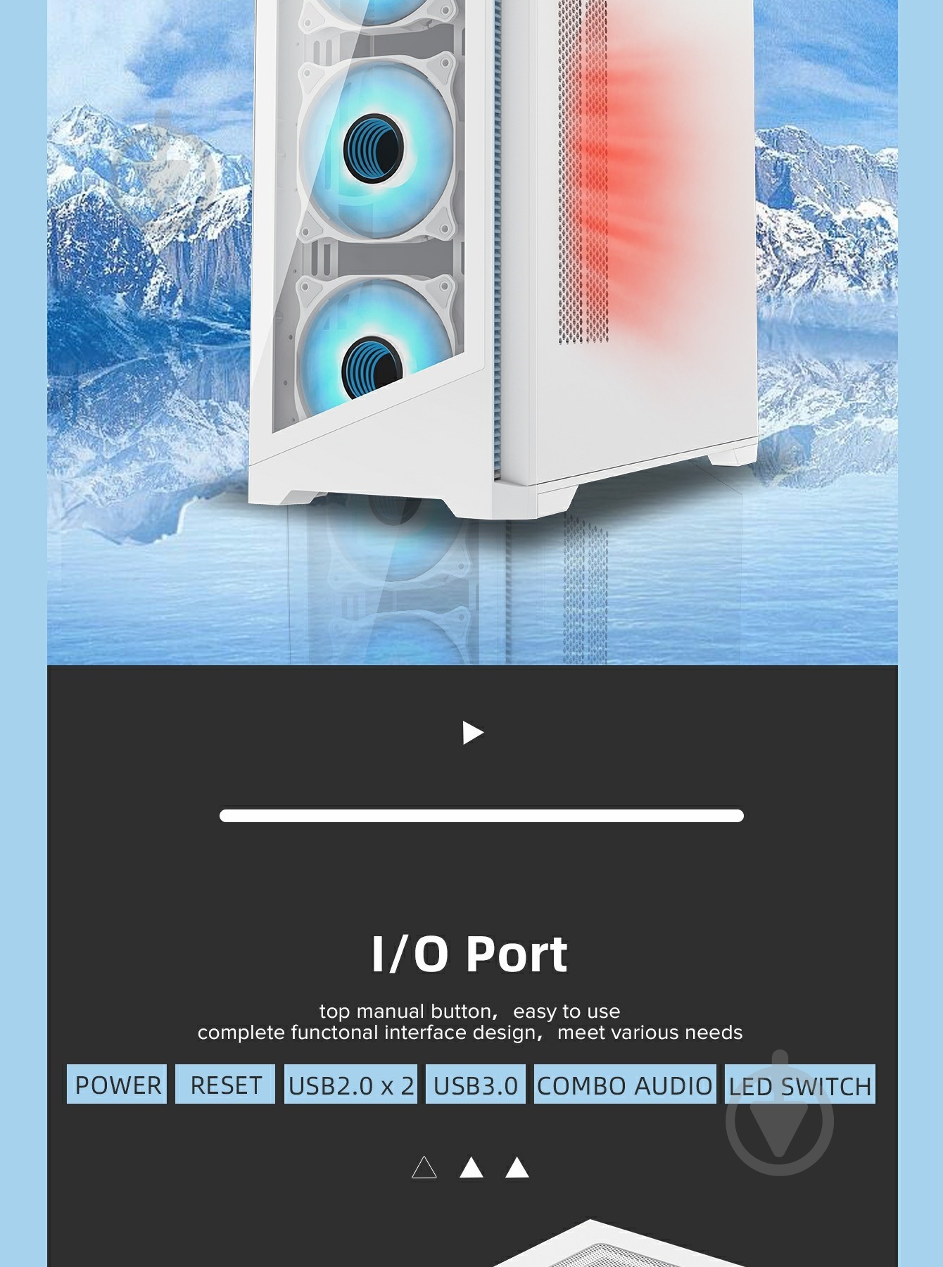 Корпус GameMax Destroyer TGW - фото 21