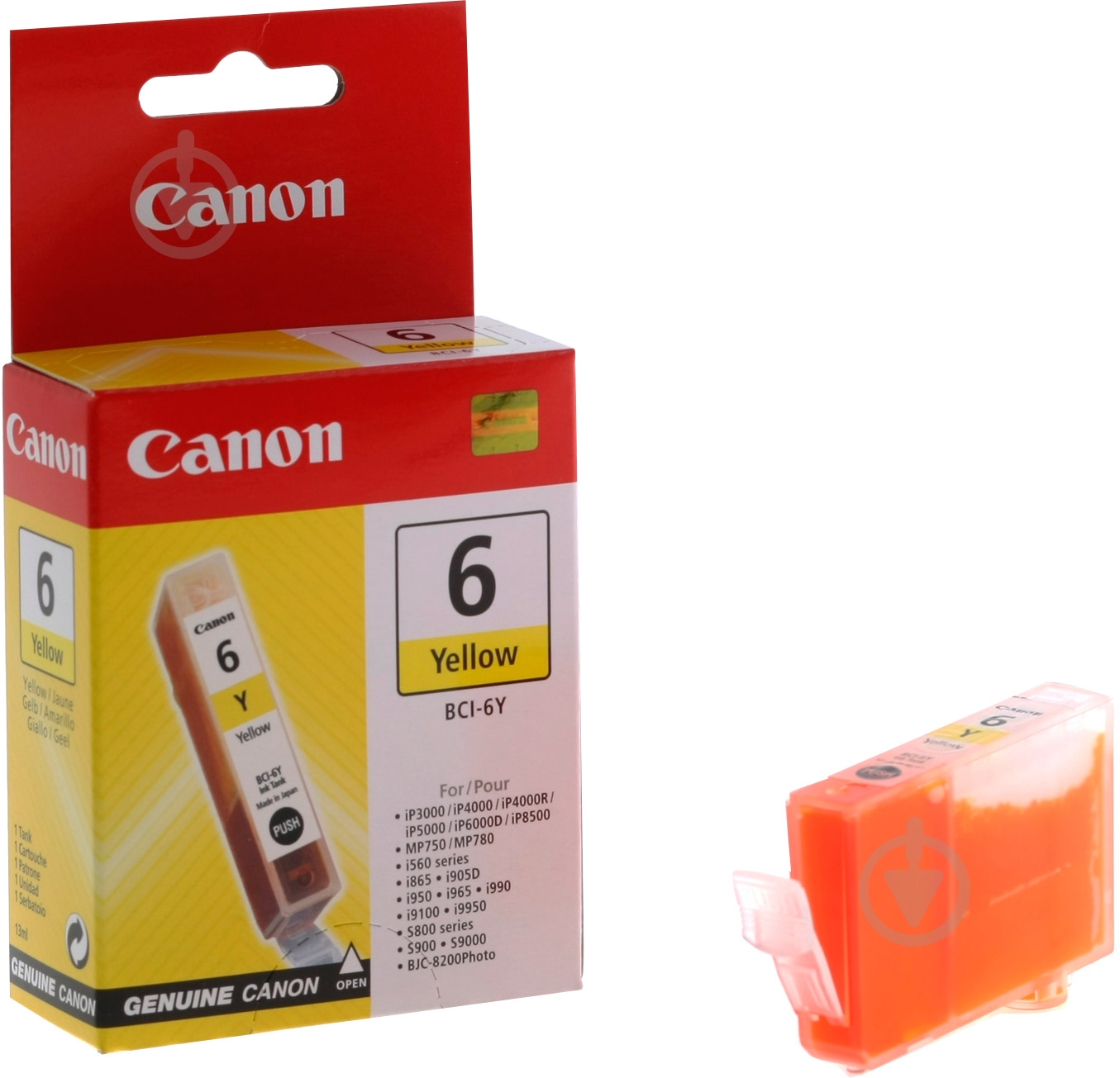 Картридж Canon BCI-6Y 4708A002 желтый 4708A002 - фото 1 Картридж Canon BCI-6Y 4708A002 желтый 4708A002 - фото 1