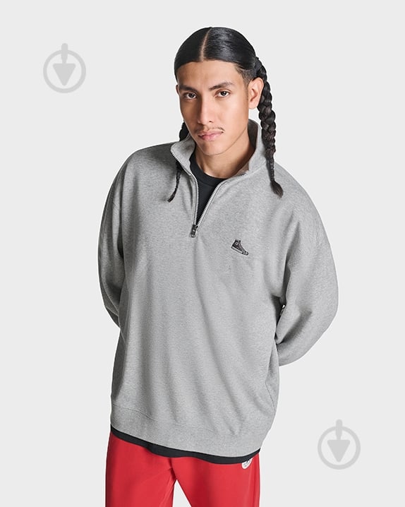 Джемпер Converse SNEAKER PATCH ? ZIP CVM5K558-M6X р.XL сірий - фото 2