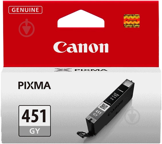 Картридж Canon CLI-451GY 6527B001 сірий 6527B001 - фото 1 Картридж Canon CLI-451GY 6527B001 сірий 6527B001 - фото 1