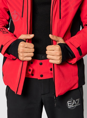 Куртка мужская EA7 Bomber Jacket 6KPG07-PN44Z-1465 р.M красная - фото 3 Куртка мужская EA7 Bomber Jacket 6KPG07-PN44Z-1465 р.M красная - фото 3