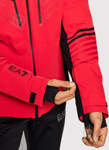 Куртка мужская EA7 Bomber Jacket 6KPG07-PN44Z-1465 р.M красная - фото 4 Куртка мужская EA7 Bomber Jacket 6KPG07-PN44Z-1465 р.M красная - фото 4