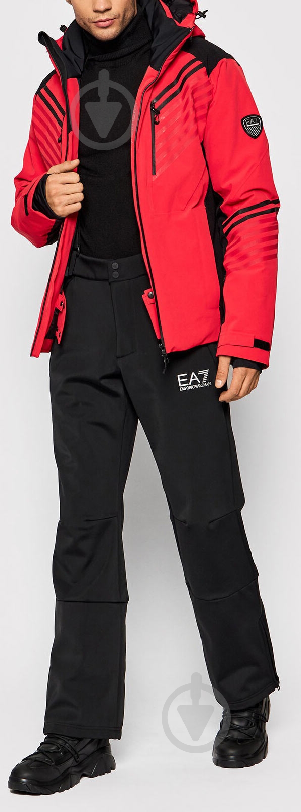 Куртка мужская EA7 Bomber Jacket 6KPG07-PN44Z-1465 р.M красная - фото 8 Куртка мужская EA7 Bomber Jacket 6KPG07-PN44Z-1465 р.M красная - фото 8
