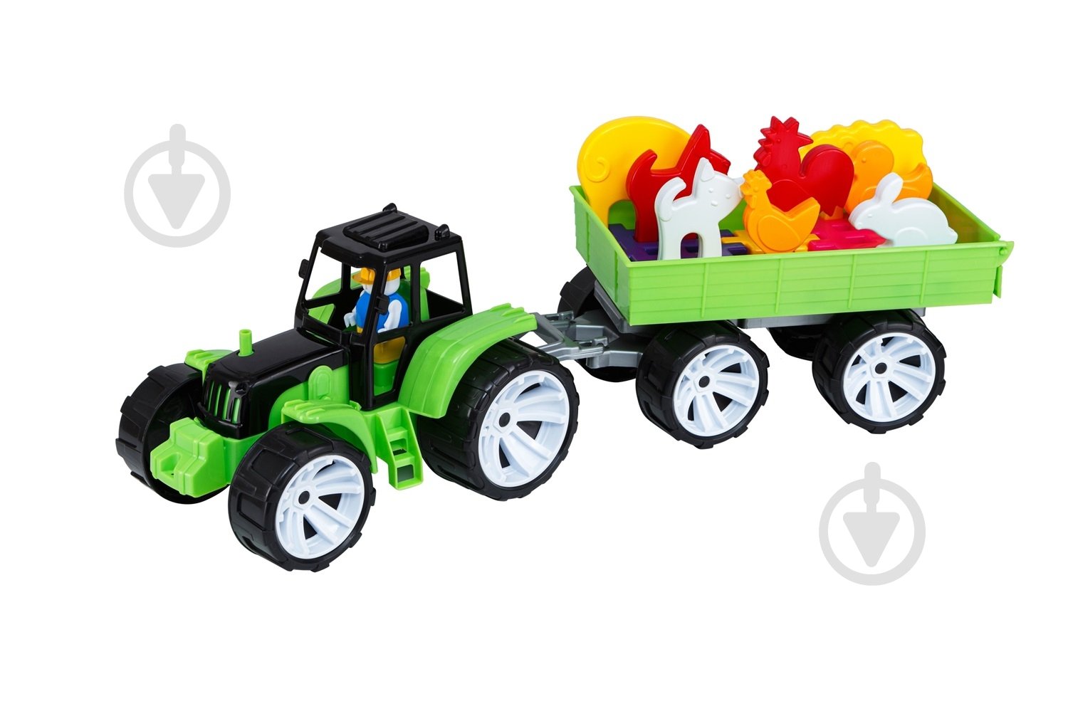 Трактор із причепом Bamsic Ферма 007/12 - фото 2 Трактор із причепом Bamsic Ферма 007/12 - фото 2