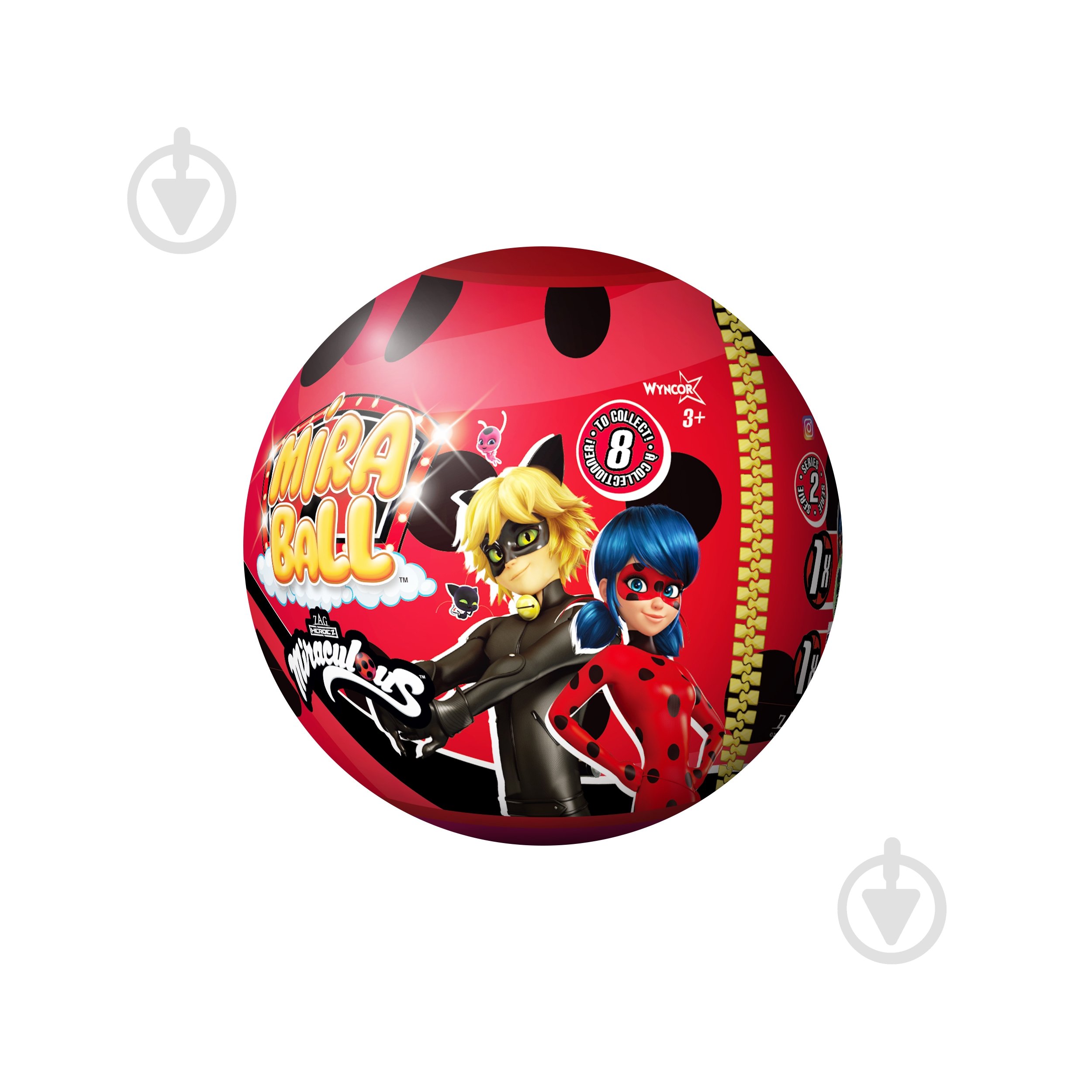 Мягкая игрушка-сюрприз MIRABALL серия Miraculous в шаре с аксессуарами в ассортименте M14112 - фото 4