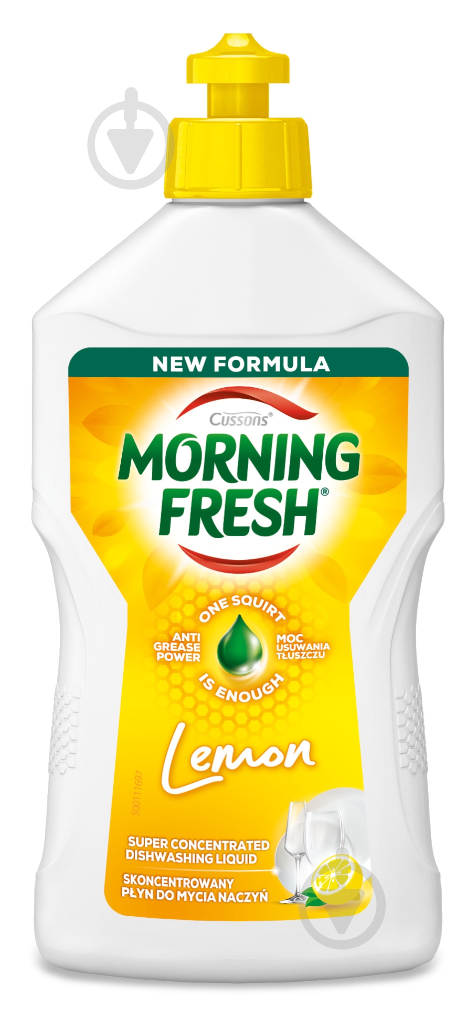 Средство для ручного мытья посуды Morning Fresh Lemon 0,4 л - фото 1