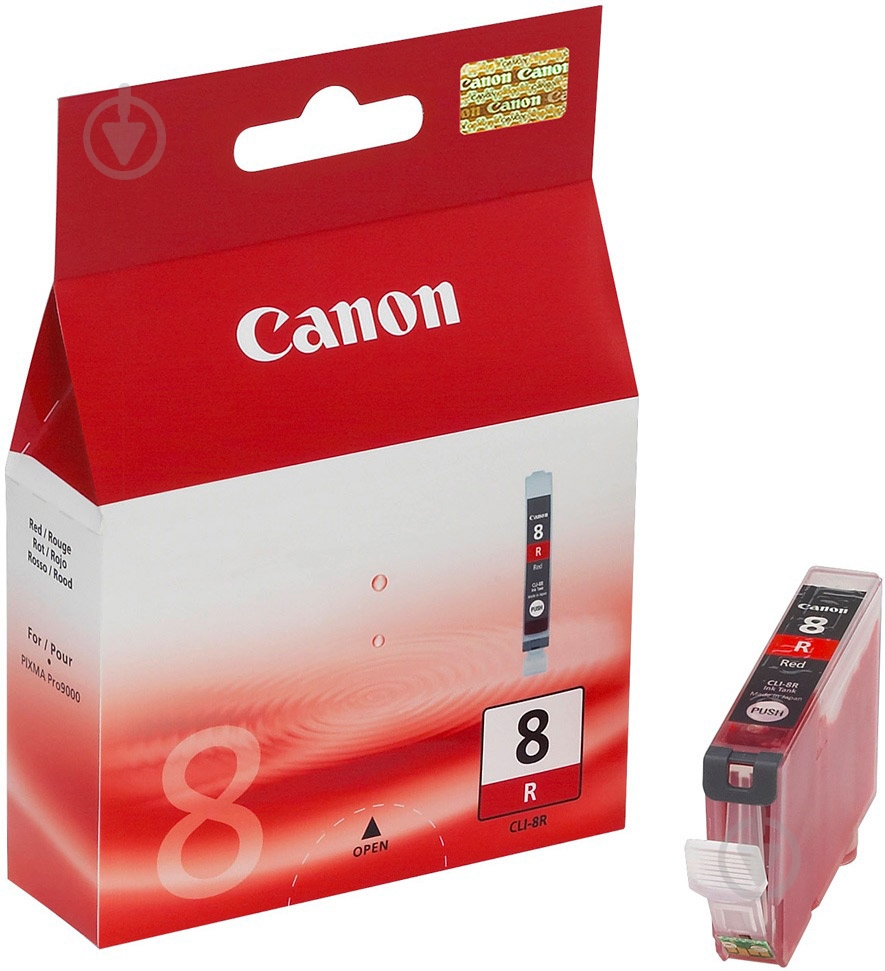 Картридж Canon  CLI-8R 0626B001 красный 0626B001 - фото 1