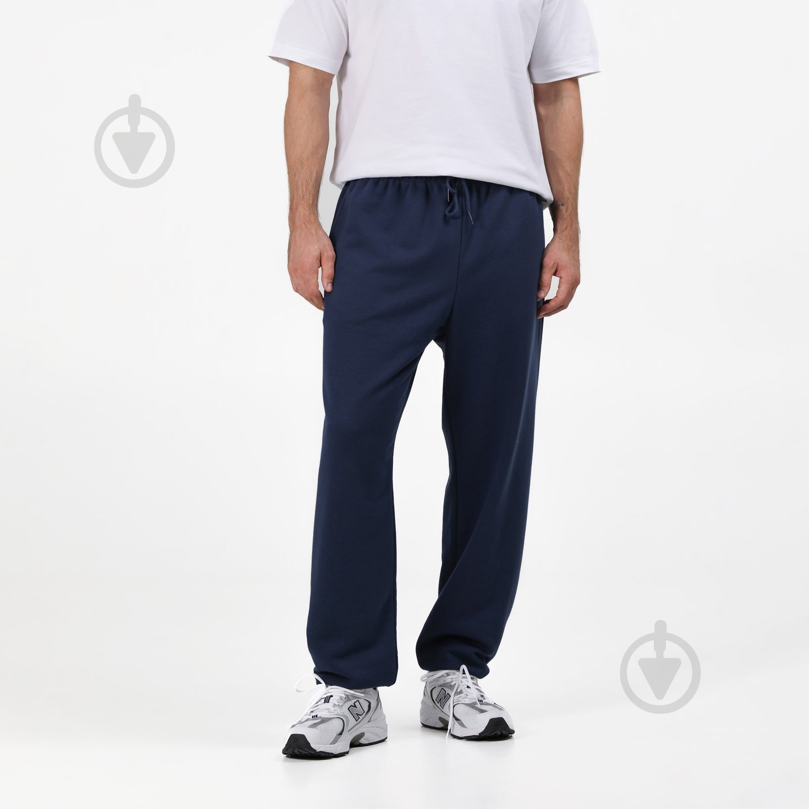 Брюки New Balance Small Logo MP41519NNY р. L синий - фото 1