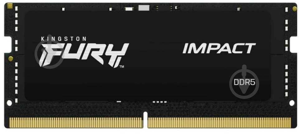 Оперативная память Kingston SODIMM DDR5 16 GB (1x16GB) 5600 MHz (KF556S40IB-16) - фото 1 Оперативная память Kingston SODIMM DDR5 16 GB (1x16GB) 5600 MHz (KF556S40IB-16) - фото 1