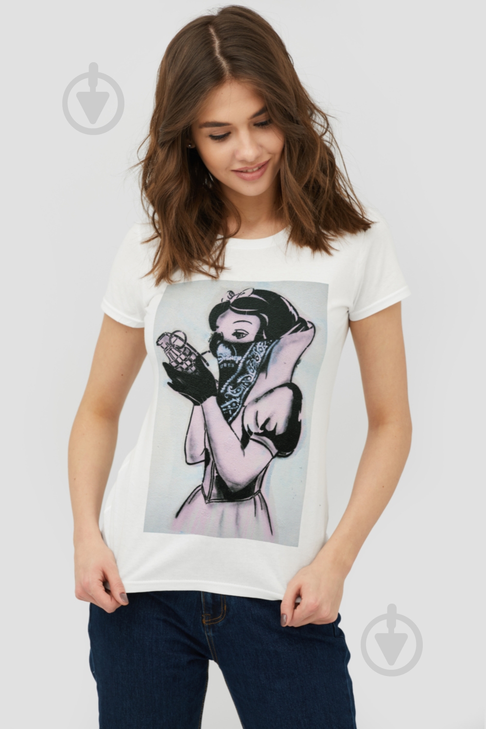 Футболка YAPPI Basic WW1028 р.XL белый - фото 1