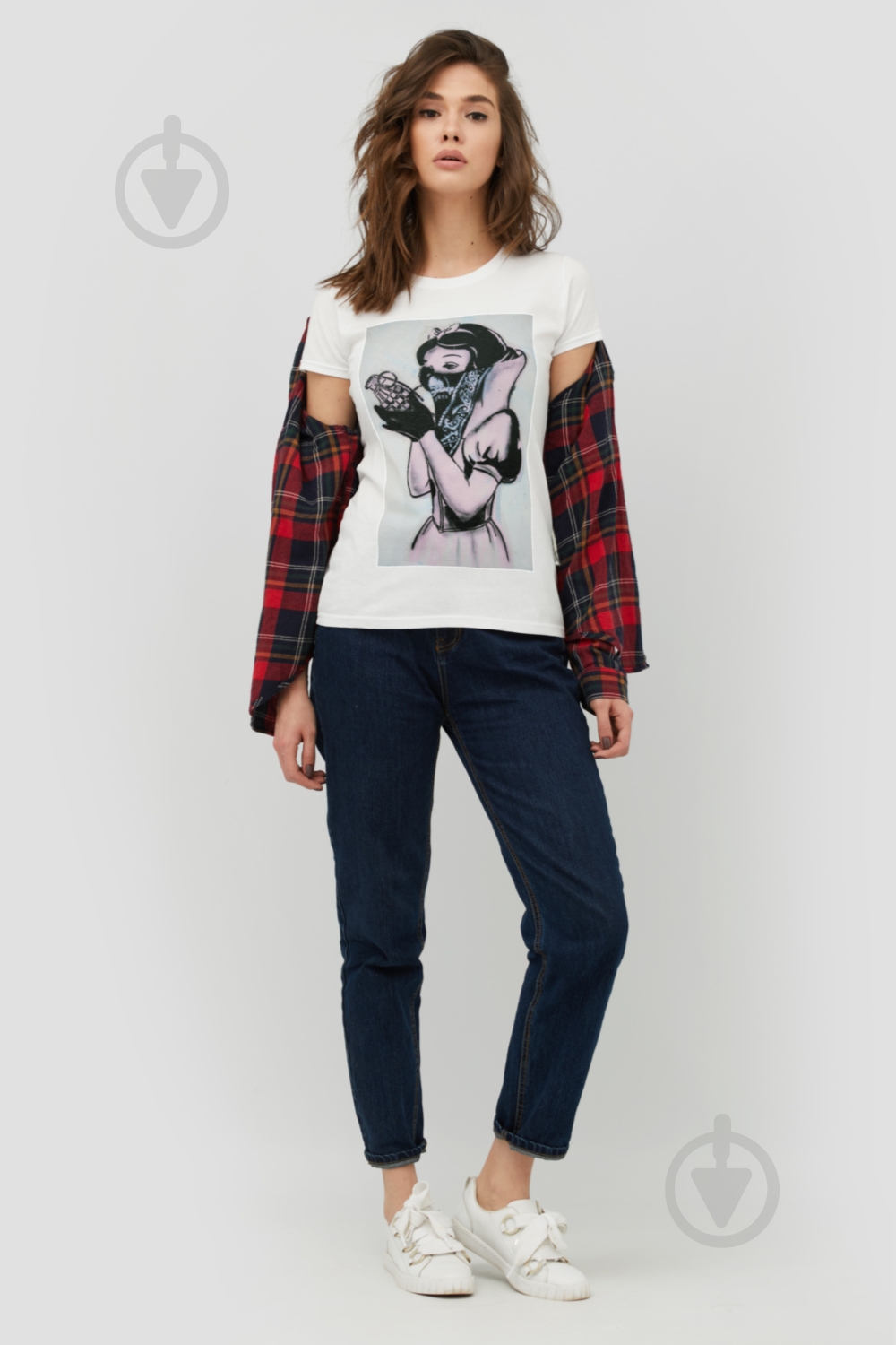 Футболка YAPPI Basic WW1028 р.XL белый - фото 2