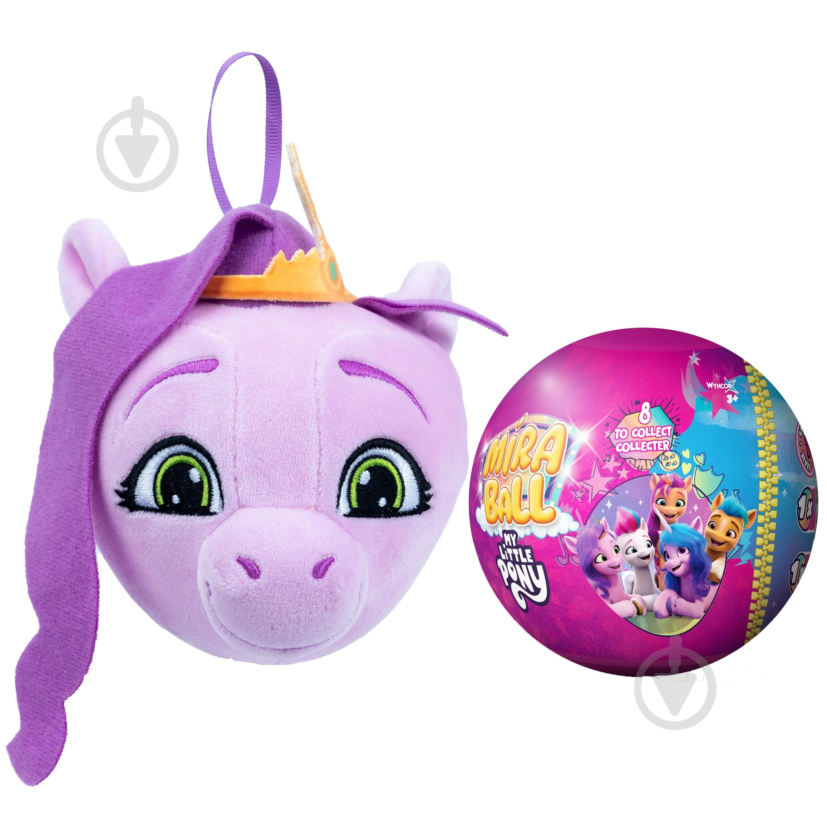 Мягкая игрушка-сюрприз MIRABALL серия My Little Pony в шаре с аксессуарами в ассортименте M14115 - фото 1 Мягкая игрушка-сюрприз MIRABALL серия My Little Pony в шаре с аксессуарами в ассортименте M14115 - фото 1