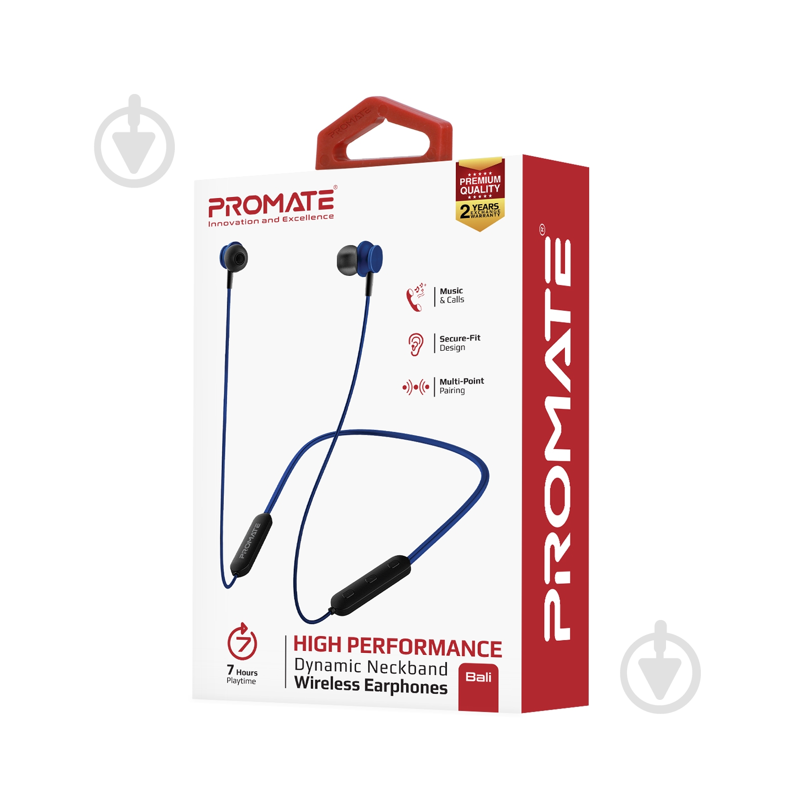 Навушники Promate Bali Bluetooth 5 blue (bali.blue) - фото 7
