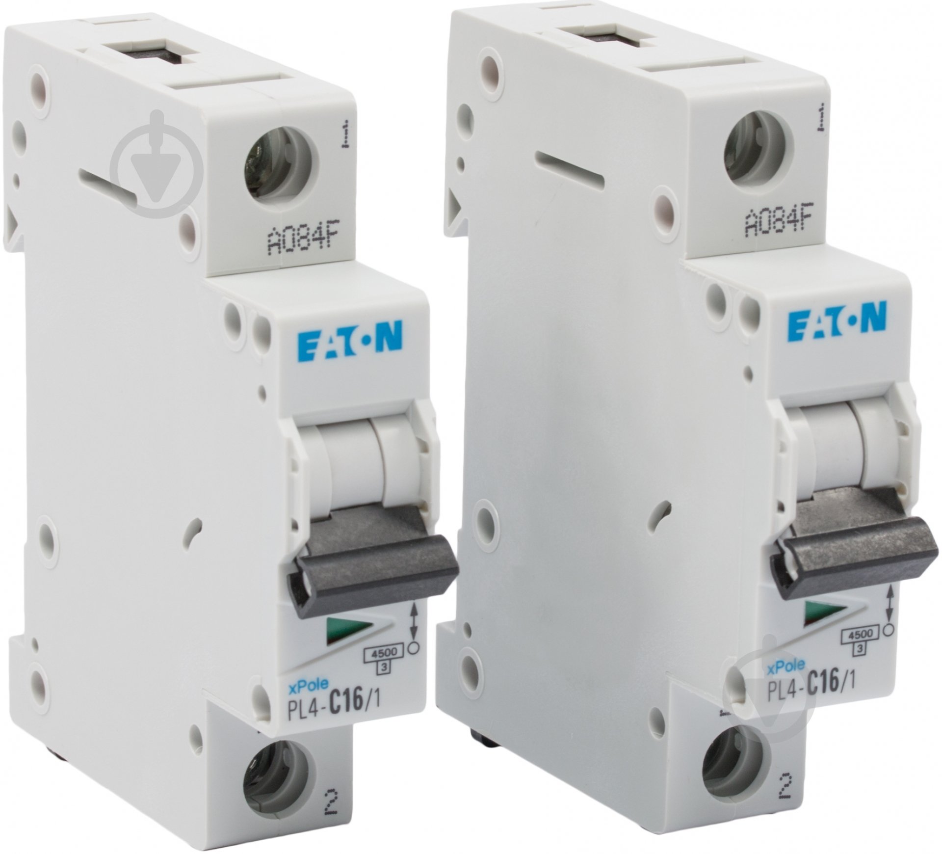 Автоматический выключатель Eaton PL4-C16/1 1Р 16А тип С 4,5 кА (2 шт.) 293124 - фото 1 Автоматический выключатель Eaton PL4-C16/1 1Р 16А тип С 4,5 кА (2 шт.) 293124 - фото 1