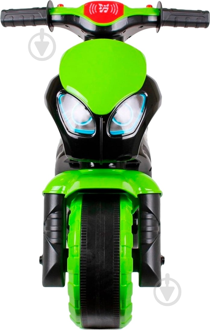 Біговел-мотоцикл ТехноК Каталка-мотоцикл Технок черно-салатовий 4823037605774 - фото 2