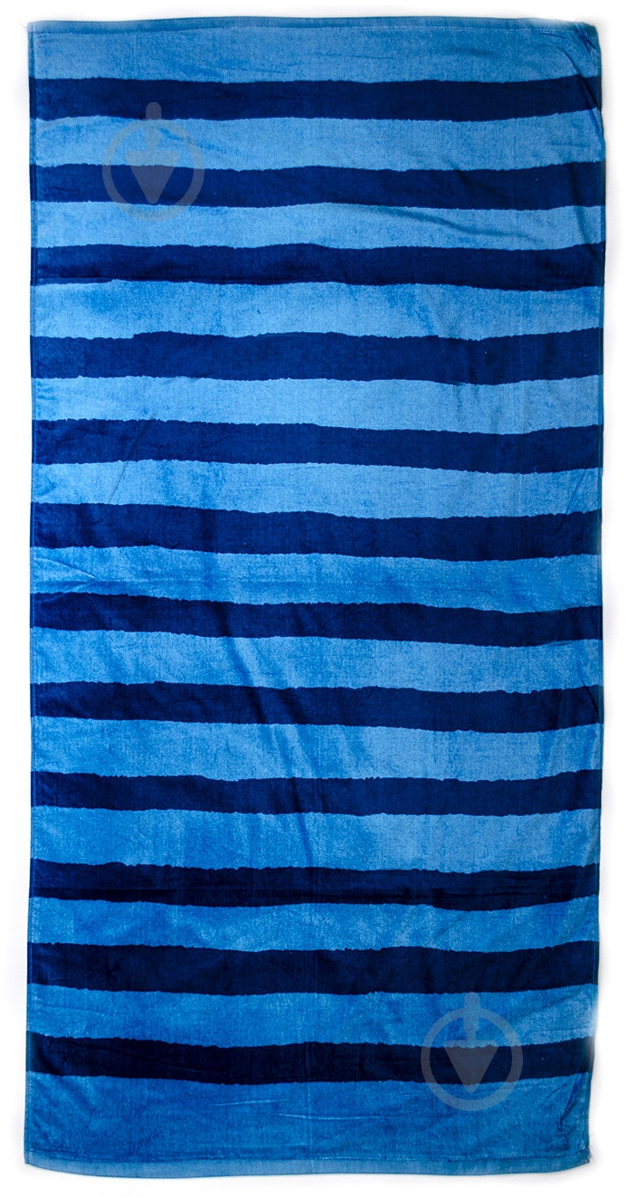 Рушник Синьо-блакитні смуги 75x150 см - фото 1