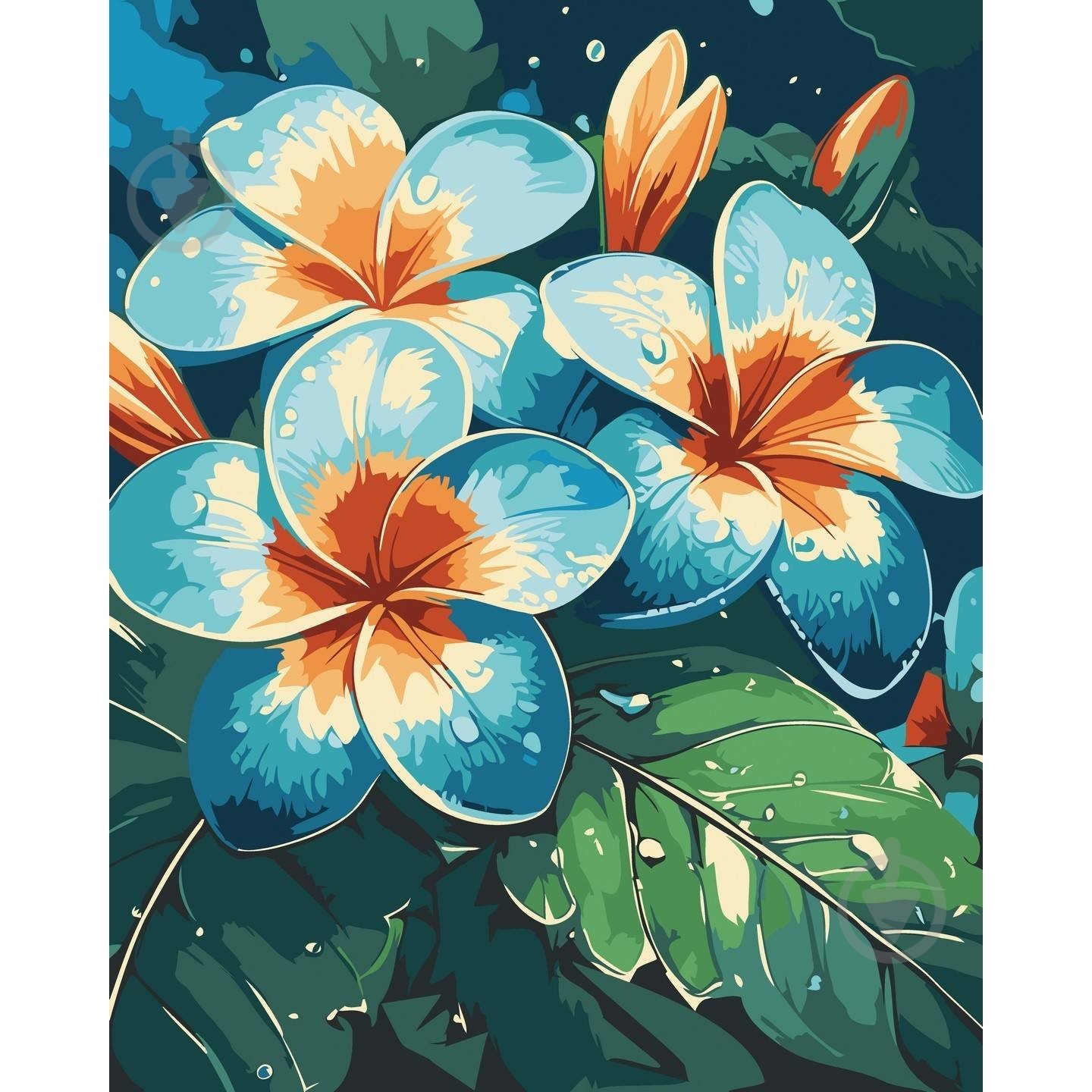 Картина по номерам Плюмерии 13147-AC 40х50 см 40х50 см ART CRAFT - фото 1 Картина по номерам Плюмерии 13147-AC 40х50 см 40х50 см ART CRAFT - фото 1