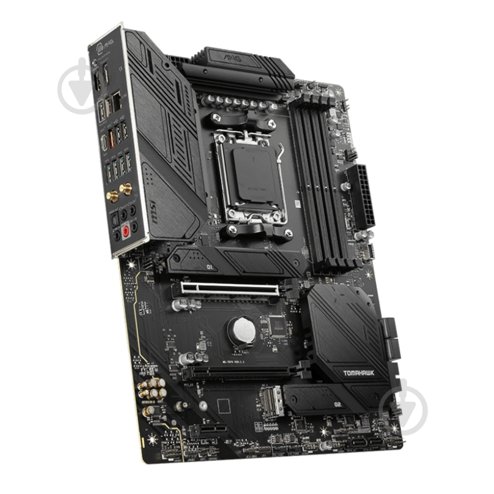 Материнська плата MSI MAG B650 TOMAHAWK WIFI (Socket AM5, AMD B650, ATX) - фото 3 Материнська плата MSI MAG B650 TOMAHAWK WIFI (Socket AM5, AMD B650, ATX) - фото 3