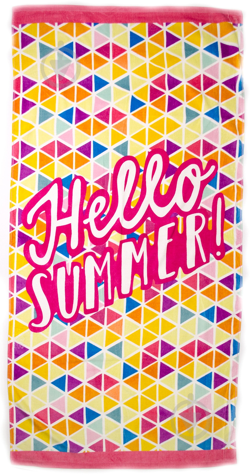 Полотенце Summer мозаика 75x150 см разноцветный - фото 1