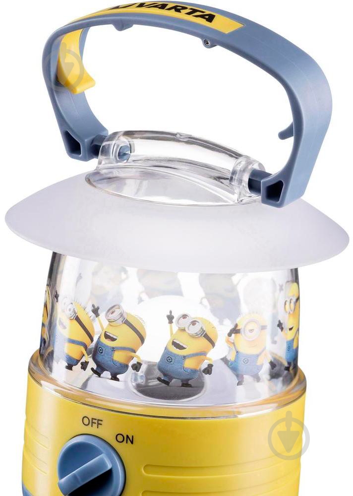 Фонарь Varta MINIONS LANTERN 15612101111 синий с желтым - фото 2