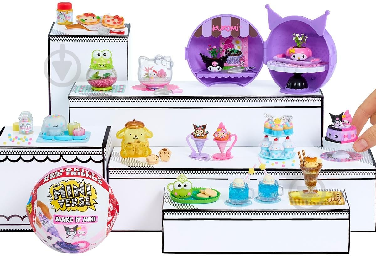 Игровой набор Miniverse Sanrio S2 Создай стиль вместе с Хэллоу Китти и друзьями 547235 - фото 8