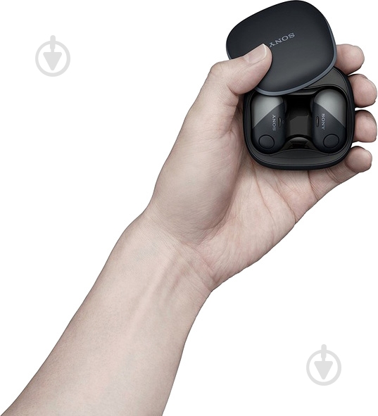 Bluetooth-гарнитура Sony WF-SP700N black - фото 5 Bluetooth-гарнитура Sony WF-SP700N black - фото 5