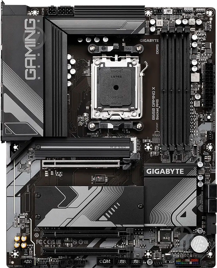 Материнская плата Gigabyte B650 GAMING X (Socket AM5, AMD B650, ATX) - фото 1 Материнская плата Gigabyte B650 GAMING X (Socket AM5, AMD B650, ATX) - фото 1