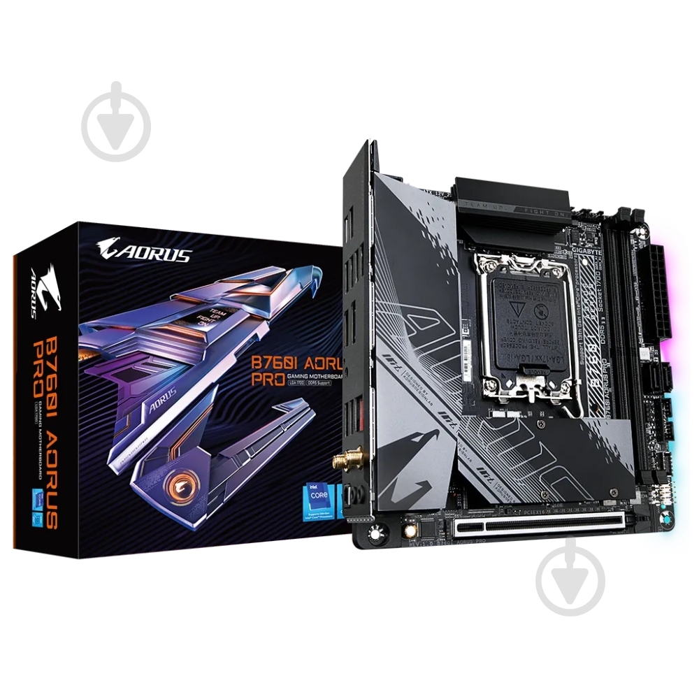 Материнська плата Gigabyte B760I AORUS PRO (Socket 1700, Intel B760, mini ITX) - фото 4
