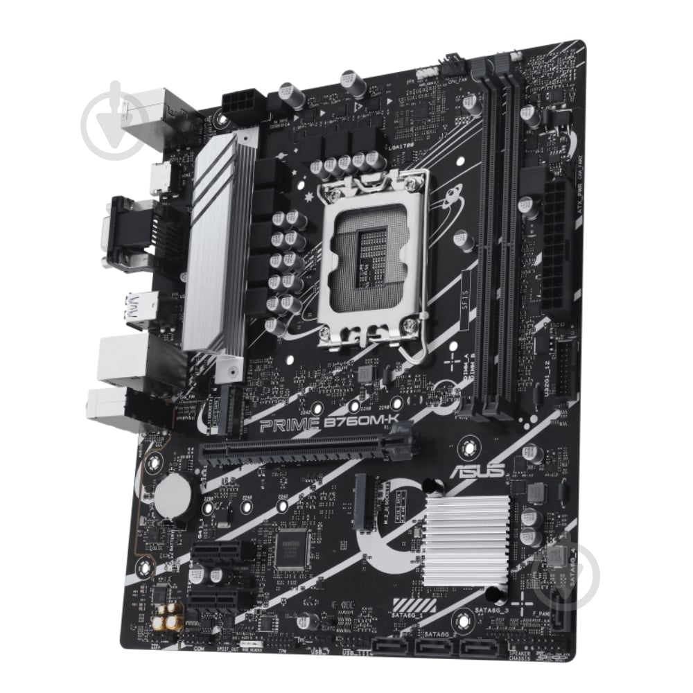 Материнская плата Asus PRIME B760M-K (Socket 1700, Intel B760, micro ATX) - фото 3