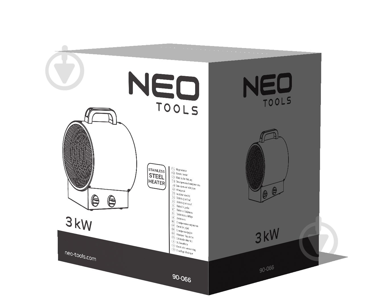 Обогреватель электрический NEO tools 90-066 3 кВт 220 В - фото 8