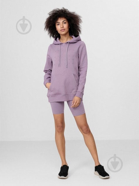 Худі 4F H4L22-BLD025-51S р.XS фіолетовий - фото 2 Худі 4F H4L22-BLD025-51S р.XS фіолетовий - фото 2