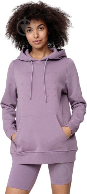 Худі 4F H4L22-BLD025-51S р.XS фіолетовий - фото 1 Худі 4F H4L22-BLD025-51S р.XS фіолетовий - фото 1