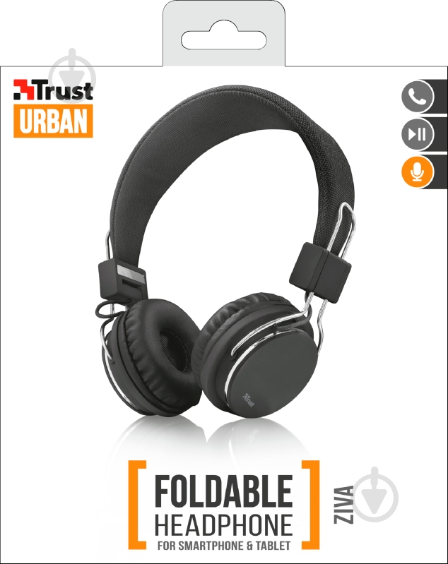 Навушники Trust Urban Ziva Foldable black (21821) - фото 6