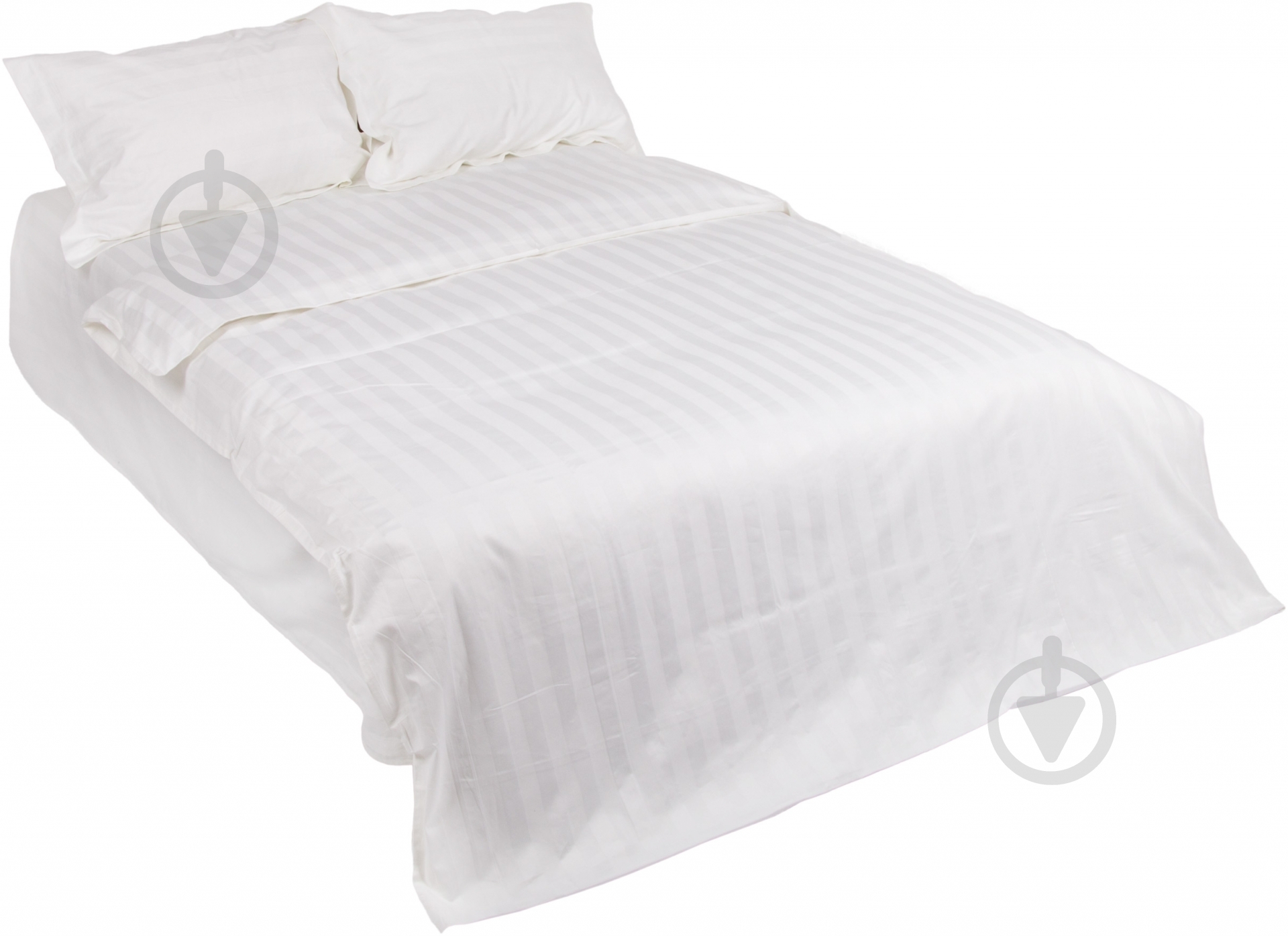 Комплект постельного белья 1,5 сатин белый Helfer - фото 1