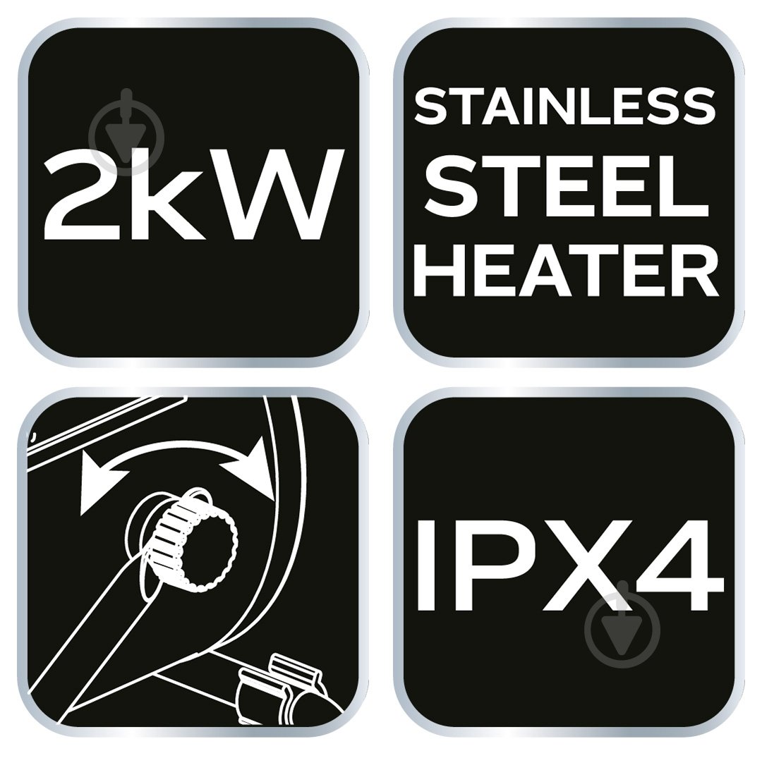 Обогреватель электрический NEO tools 90-067 2 кВт 220 В - фото 6