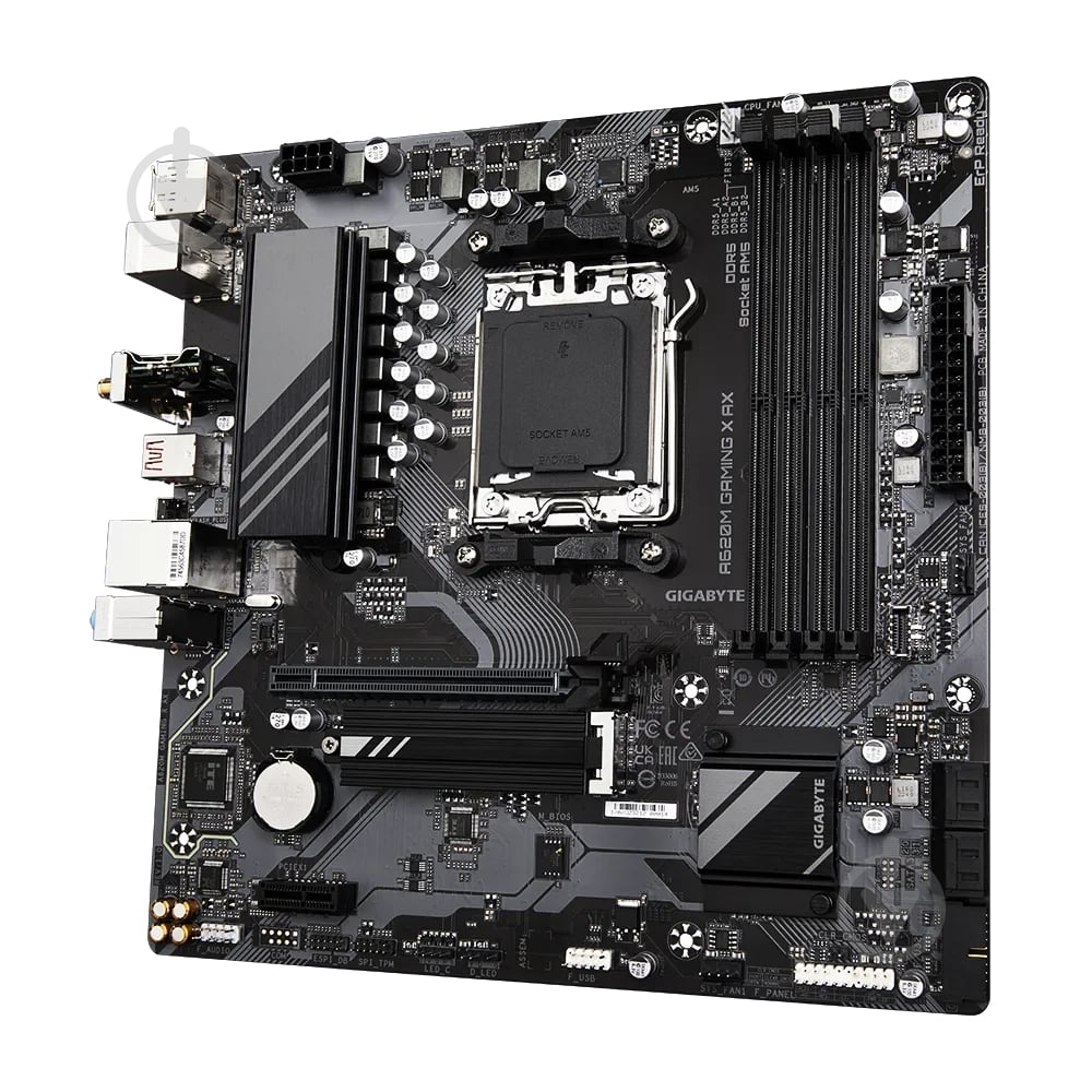 Материнская плата Gigabyte A620M GAMING X AX (Socket AM5, AMD A620, micro ATX) - фото 3