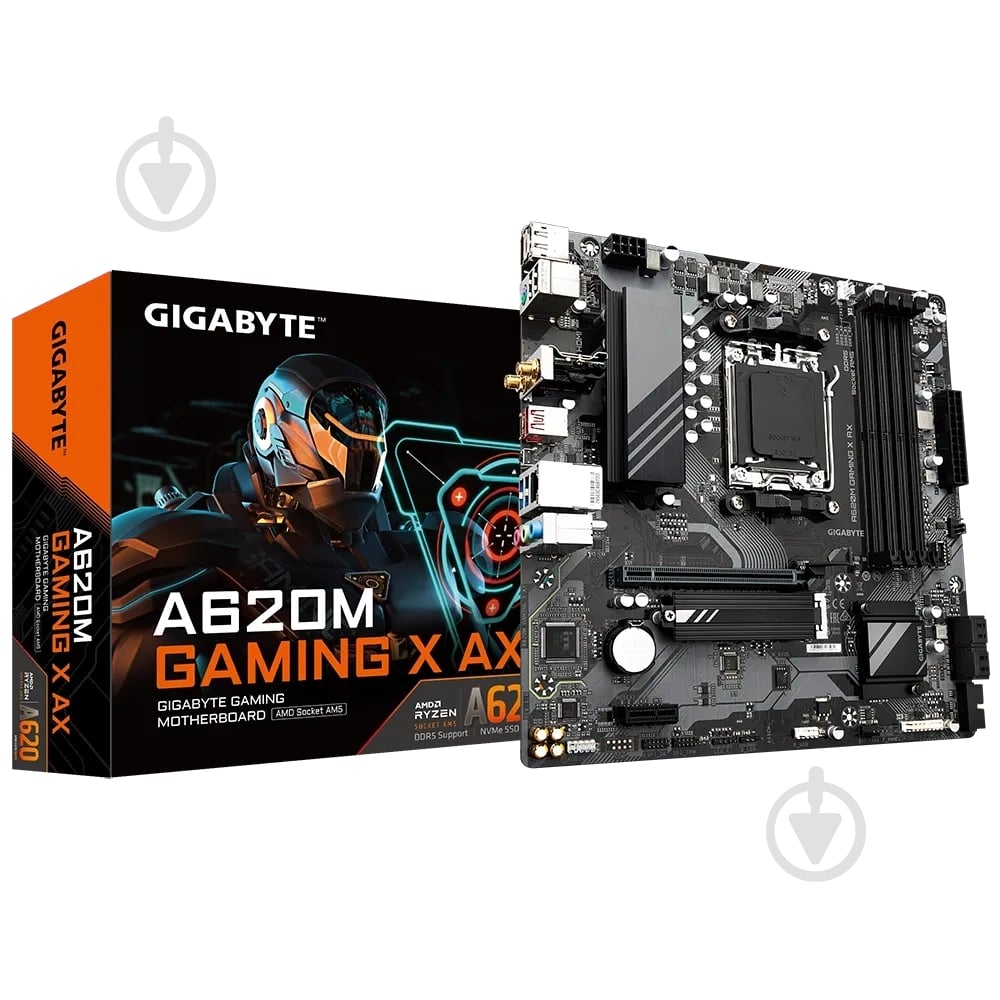 Материнская плата Gigabyte A620M GAMING X AX (Socket AM5, AMD A620, micro ATX) - фото 5