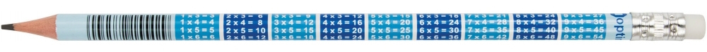 Набір олівців MATHS HB таблиця множення, з гумкою - фото 1