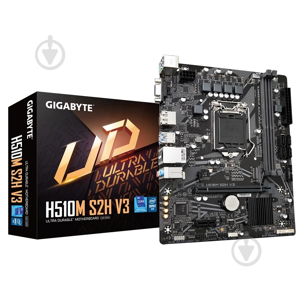 Материнская плата Gigabyte H510M S2H V3 (Socket 1200, Intel H470, micro ATX) - фото 4