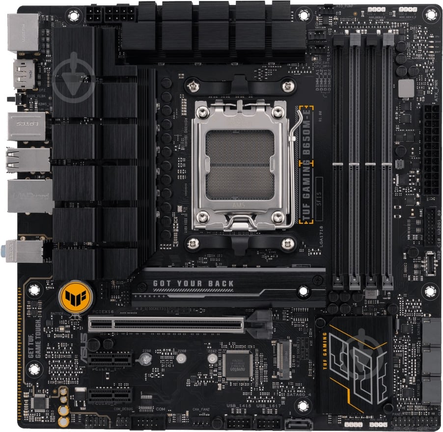 Материнская плата Asus TUF GAMING B650M-E (Socket AM5, AMD B650, micro ATX) - фото 1