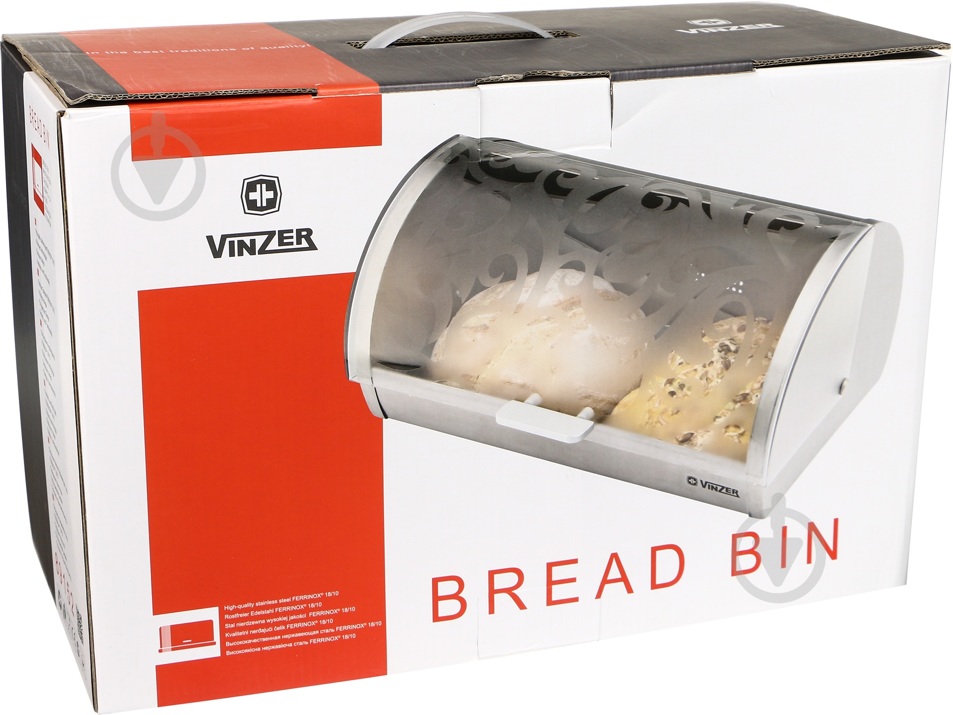 Хлебница Vinzer 39x25x19 см 89152 - фото 4
