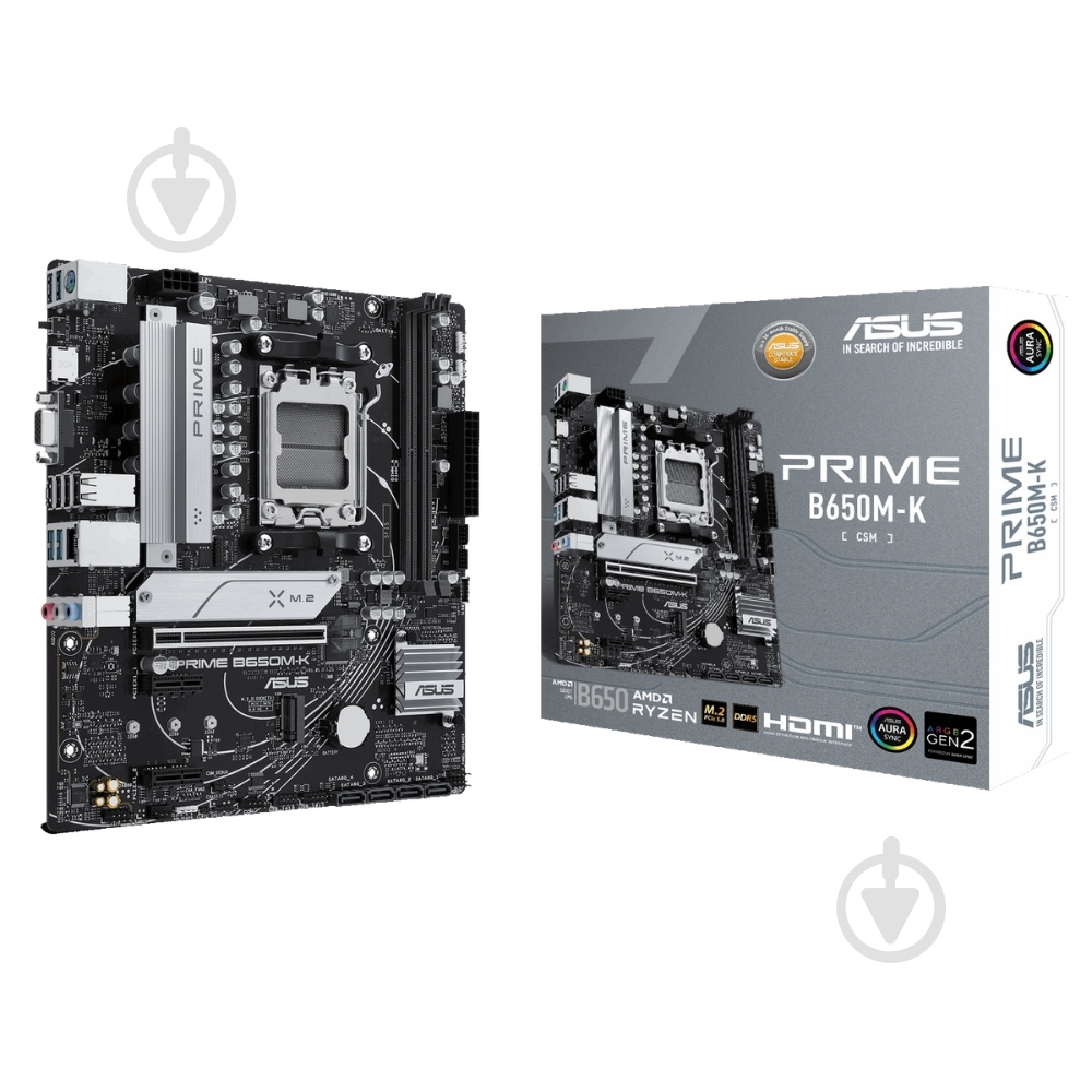 Материнская плата Asus PRIME B650M-K (Socket AM5, AMD B650, micro ATX) - фото 5