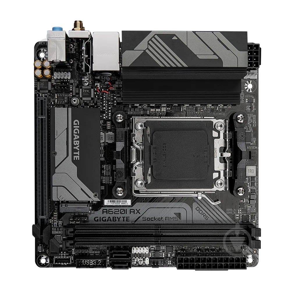 Материнская плата Gigabyte A620I AX (Socket AM5, AMD A620, mini ITX) - фото 3