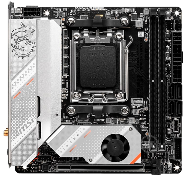 Материнская плата MSI 911-7D73-001 (Socket AM5, AMD B650, mini ITX) - фото 1
