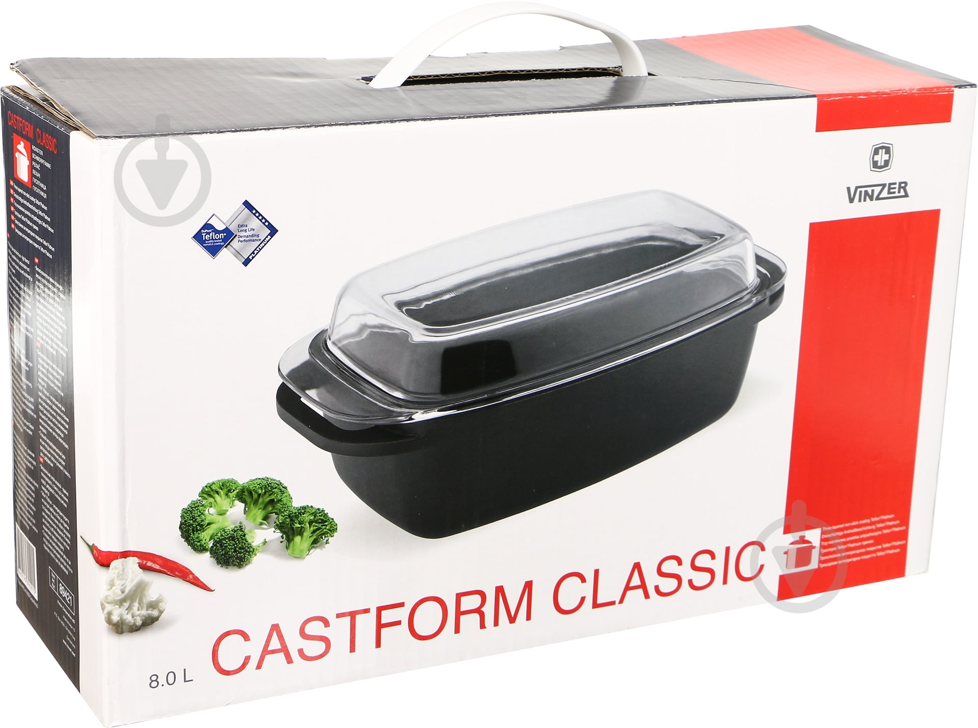 Гусятница Vinzer Cast Form Classic 8 л 89421 - фото 7