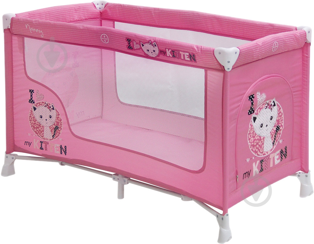 Манеж Bertoni Nanny 1L Pink kitten 18194 - фото 1