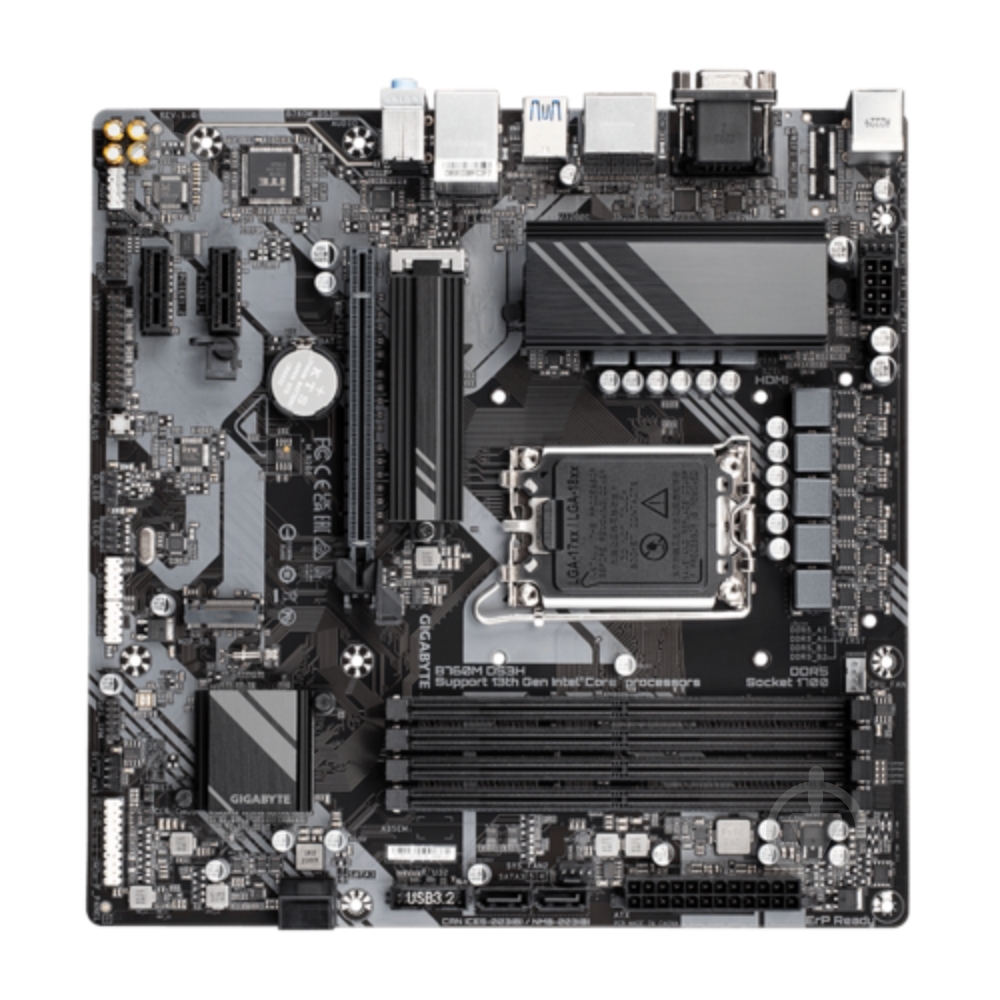 Материнская плата Gigabyte B760M DS3H (Socket 1700, Intel B760, micro ATX) - фото 4 Материнская плата Gigabyte B760M DS3H (Socket 1700, Intel B760, micro ATX) - фото 4