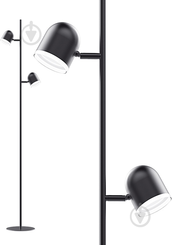 ВИТРИНА! Торшер Maxus Spot Light MSL-01F LED 4 Вт черный - фото 1
