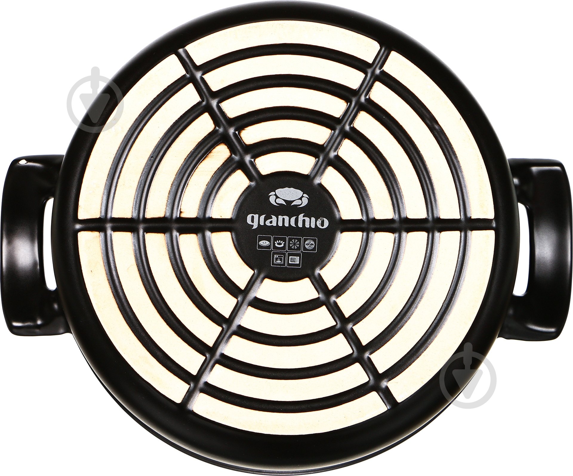 Каструля керамічна Granchio Fiore Green Fiamma 20 см 2,2 л 88506 - фото 5 Каструля керамічна Granchio Fiore Green Fiamma 20 см 2,2 л 88506 - фото 5