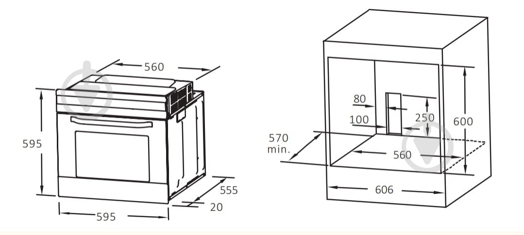 ВИТРИНА! Духовой шкаф Interline OEG 580 ECH BB - фото 10